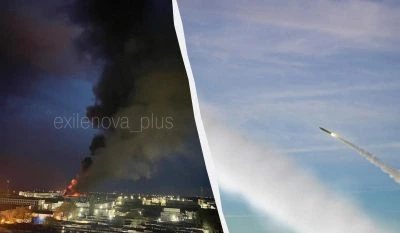 У Таганрозі після ракетного удару загорівся завод з виробництва дронів для армії РФ